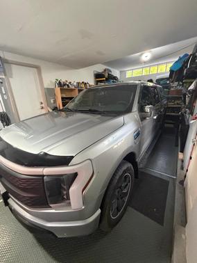 Silver 2024 Ford F-150 Lightning Flash
