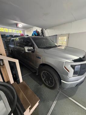 Silver 2024 Ford F-150 Lightning Flash
