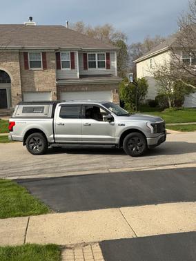 Silver 2024 Ford F-150 Lightning Flash
