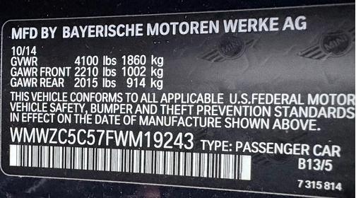 Blue 2015 MINI Countryman Cooper S ALL4