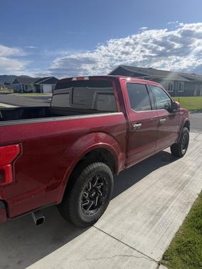 Red 2018 Ford F-150 Limited