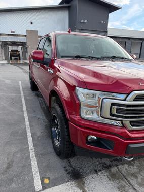Red 2018 Ford F-150 Limited