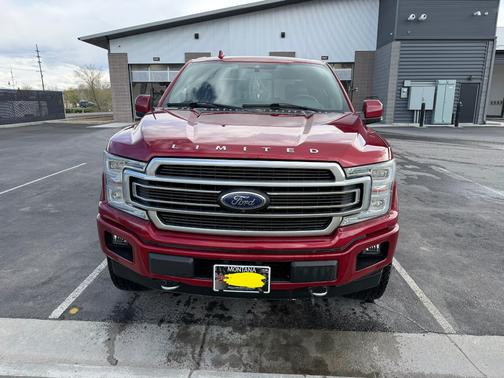 Red 2018 Ford F-150 Limited