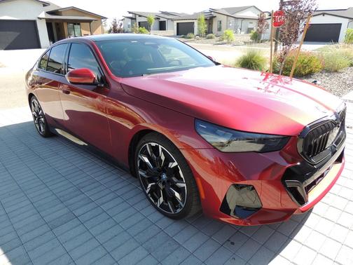 Red 2024 BMW i5 eDrive40