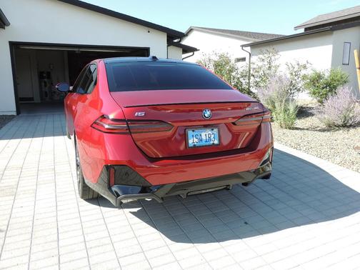 Red 2024 BMW i5 eDrive40