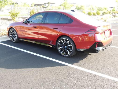 Red 2024 BMW i5 eDrive40