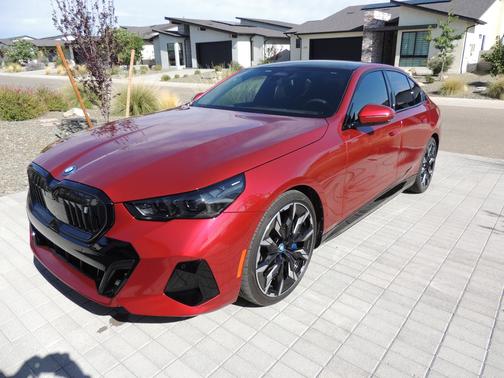 Red 2024 BMW i5 eDrive40