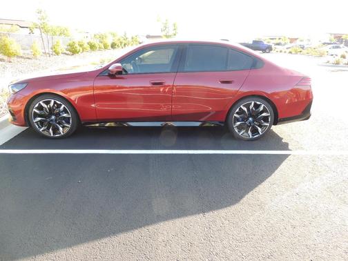 Red 2024 BMW i5 eDrive40