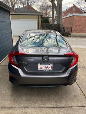 Gray 2016 Honda Civic EX