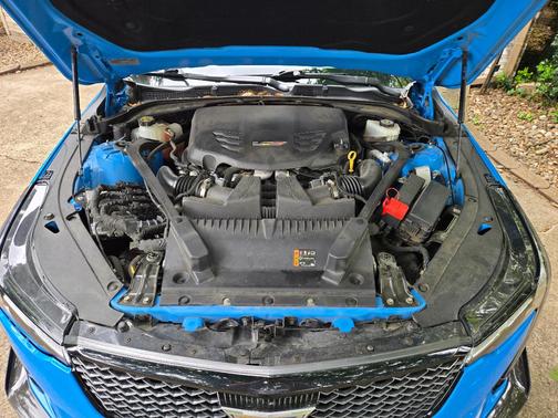 Blue 2022 Cadillac CT4-V Blackwing