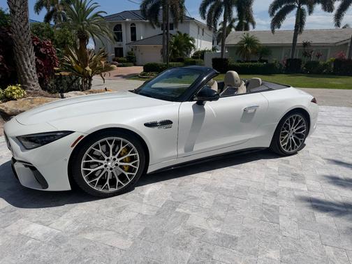 White 2022 Mercedes-Benz AMG SL 63 Base