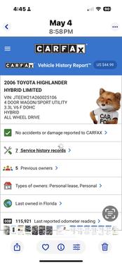 2006 Toyota Highlander Hybrid Limited