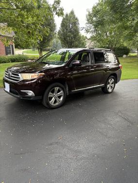 Red 2011 Toyota Highlander Limited