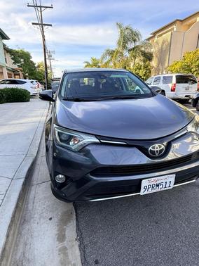 Gray 2018 Toyota RAV4 XLE