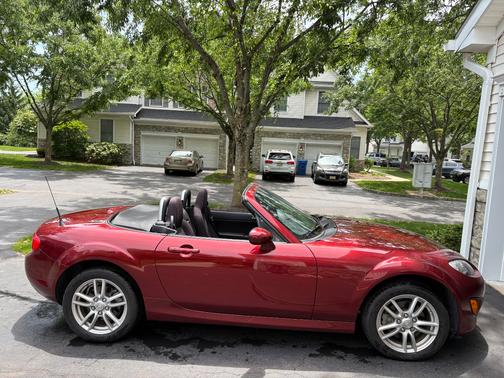 Red 2010 Mazda MX-5 Miata Sport