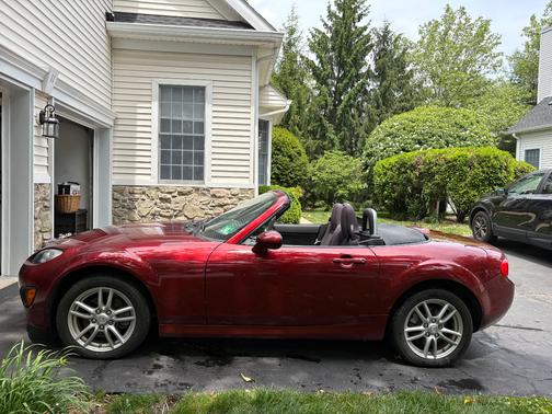 Red 2010 Mazda MX-5 Miata Sport