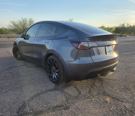 Gray 2023 Tesla Model Y Performance