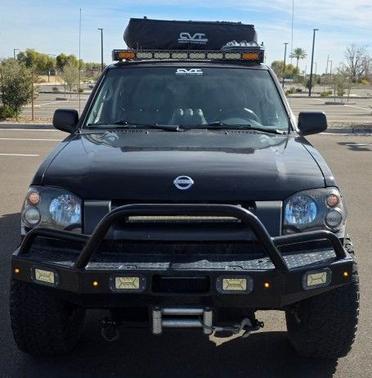 Black 2002 Nissan Frontier XE Crew Cab