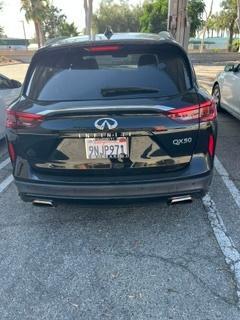Black 2021 INFINITI QX50 LUXE