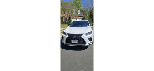 White 2021 Lexus RX 450h F SPORT Appearance