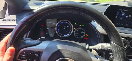 White 2021 Lexus RX 450h F SPORT Appearance