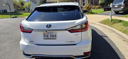 White 2021 Lexus RX 450h F SPORT Appearance
