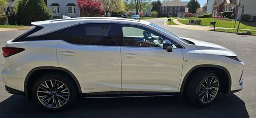 White 2021 Lexus RX 450h F SPORT Appearance