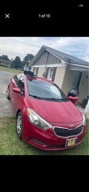 Red 2016 Kia Forte LX