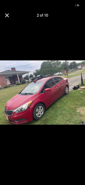 Red 2016 Kia Forte LX