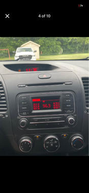 Red 2016 Kia Forte LX