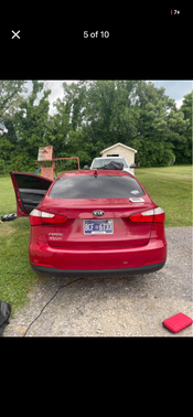 Red 2016 Kia Forte LX