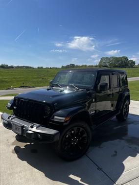 Black 2021 Jeep Wrangler Unlimited 4xe Sahara