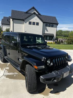 Black 2021 Jeep Wrangler Unlimited 4xe Sahara