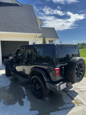 Black 2021 Jeep Wrangler Unlimited 4xe Sahara