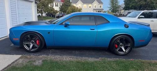 Blue 2018 Dodge Challenger SRT Hellcat