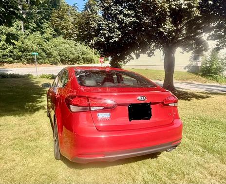 Red 2017 Kia Forte EX