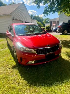 Red 2017 Kia Forte EX