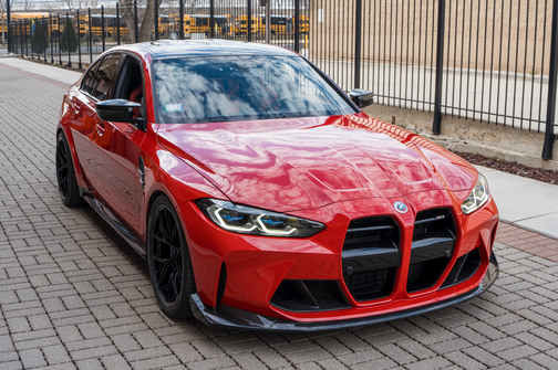 Red 2022 BMW M3 Base