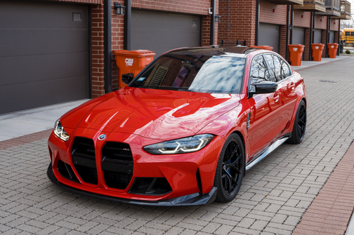 Red 2022 BMW M3 Base
