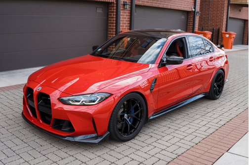 Red 2022 BMW M3 Base
