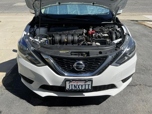 White 2019 Nissan Sentra S