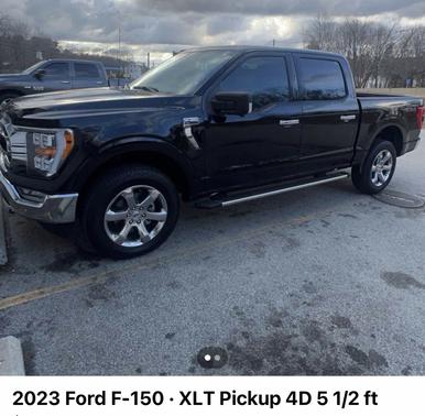 Black 2023 Ford F-150 XLT