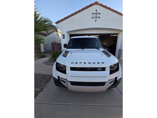White 2024 Land Rover Defender 110 P300 S