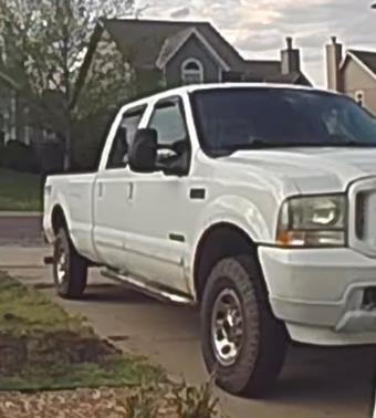 White 2003 Ford F-250 Lariat Crew Cab Super Duty