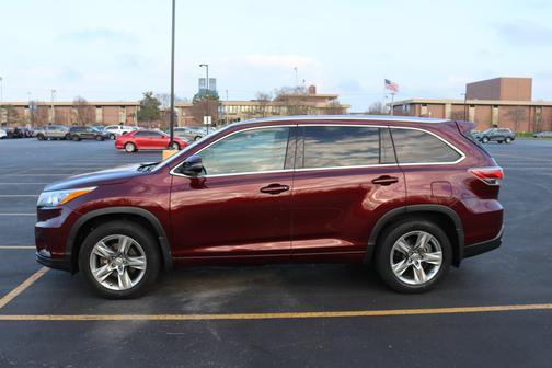Red 2014 Toyota Highlander Limited