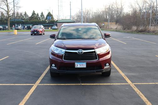 Red 2014 Toyota Highlander Limited