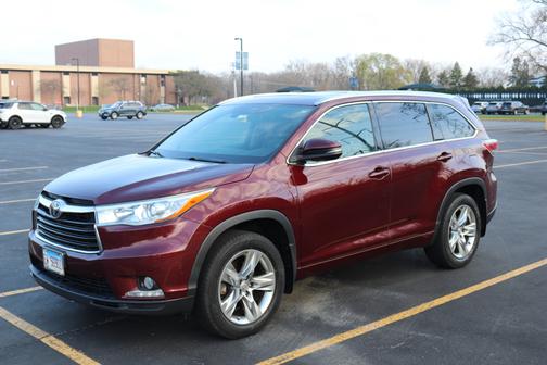 Red 2014 Toyota Highlander Limited