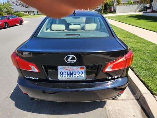 Black 2009 Lexus IS 250 Base
