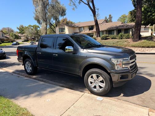 Gray 2020 Ford F-150 Platinum