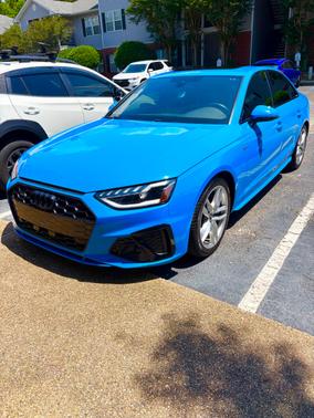 Blue 2022 Audi A4 45 S line Premium Plus